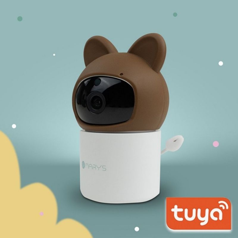 Image d'ambiance de présentation du produit Babyphone rotatif Ours Brun - Mary's